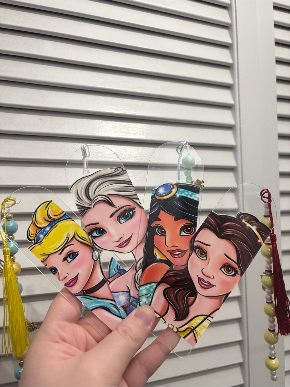 Princesses fandom vibes handcrafted bookmarks- Pick one